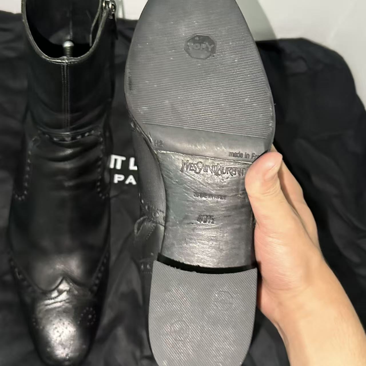 Saint Laurent 15FW Leather Boots