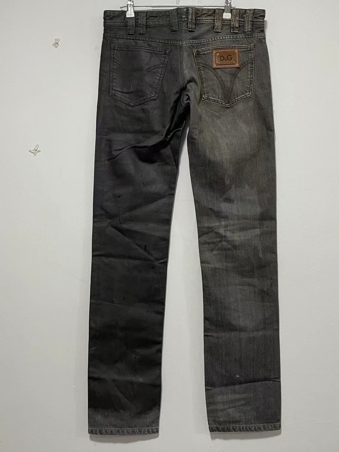 Dolce&Gabbana D&G Yinyang Waxed Jeans