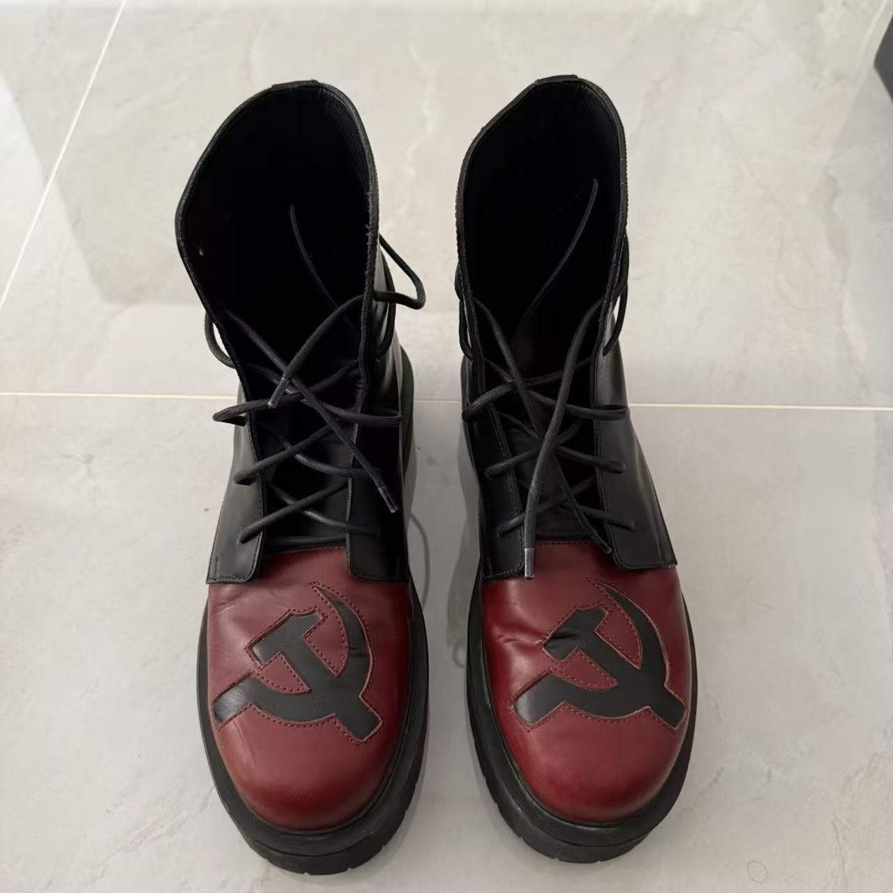 Enfants Riches Deprimes Hammer&Sickle Winona Lace Up Boot
