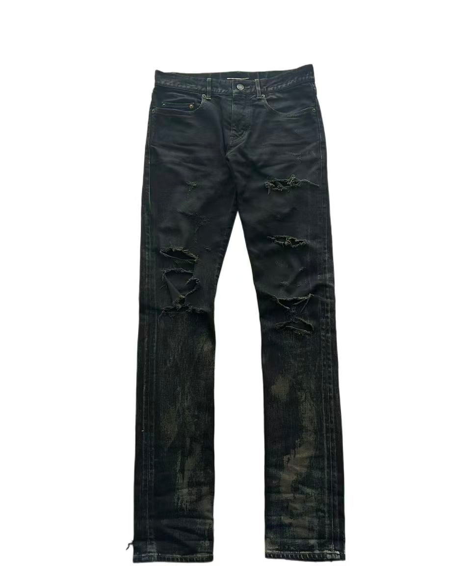 Saint laurent 15ss D02 oil spill denim