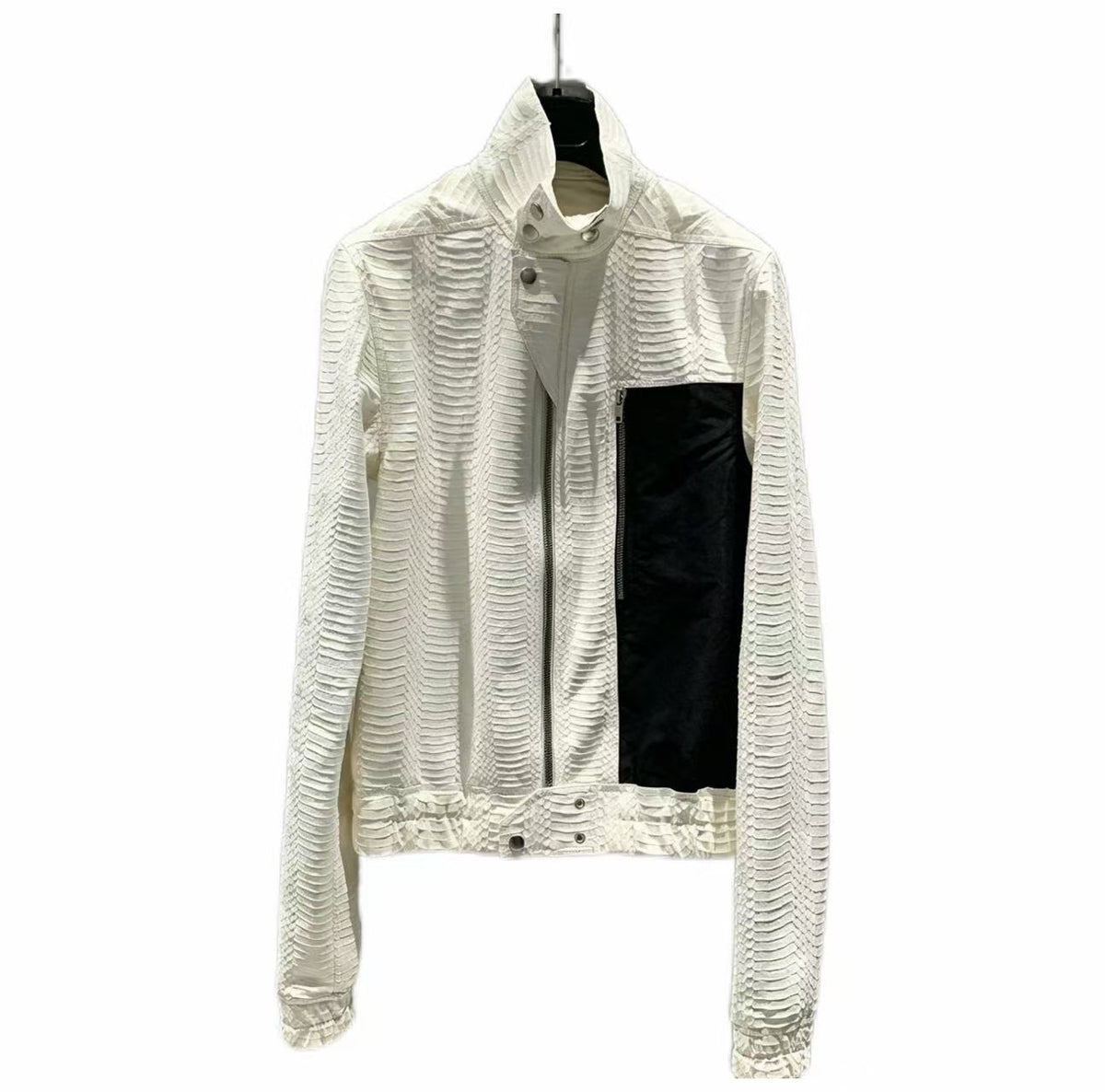 Rick Owens 20SS Tecual Snakeskin Leather Jacket