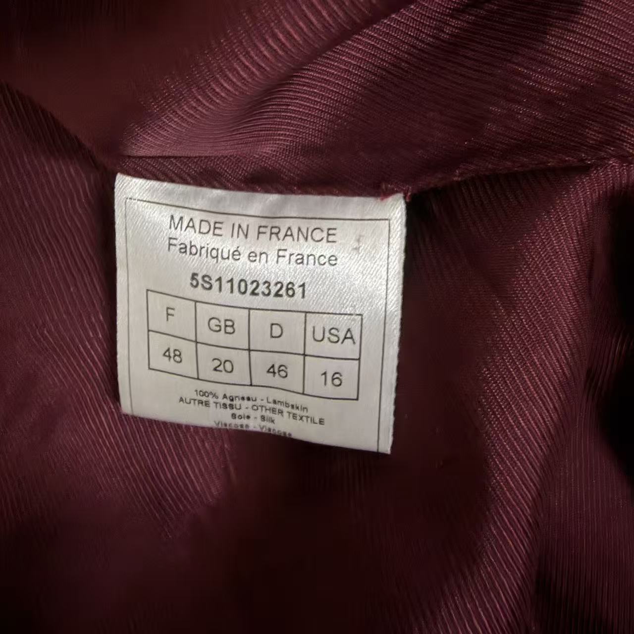John Galliano 2005ss lamb skin silk jacket 1of1