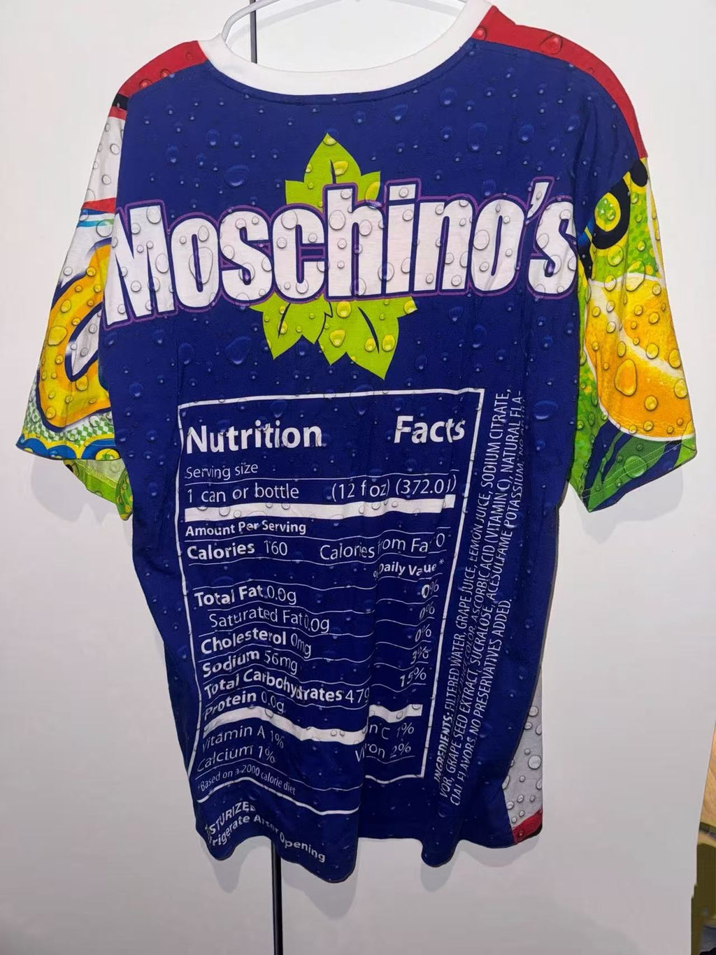 moschino  2014 runway cocacola tee