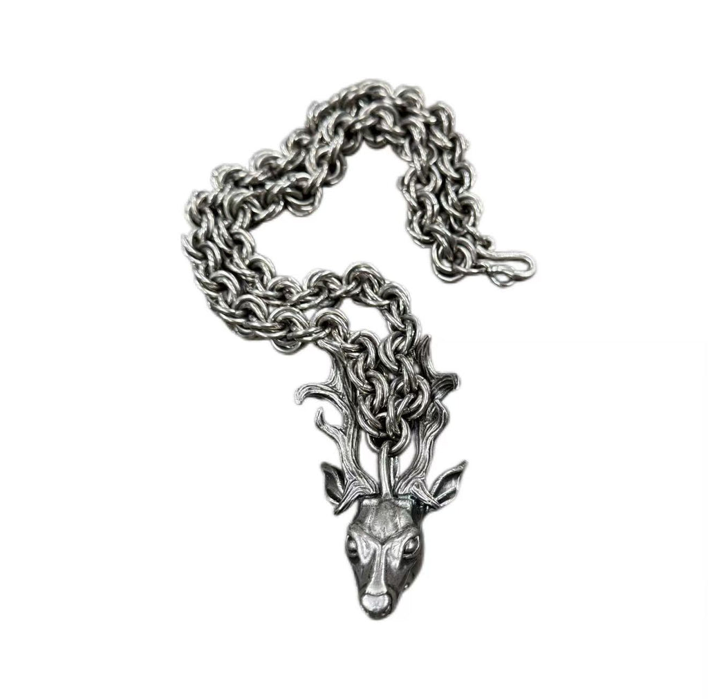 Number Nine 08AW Deer Necklace