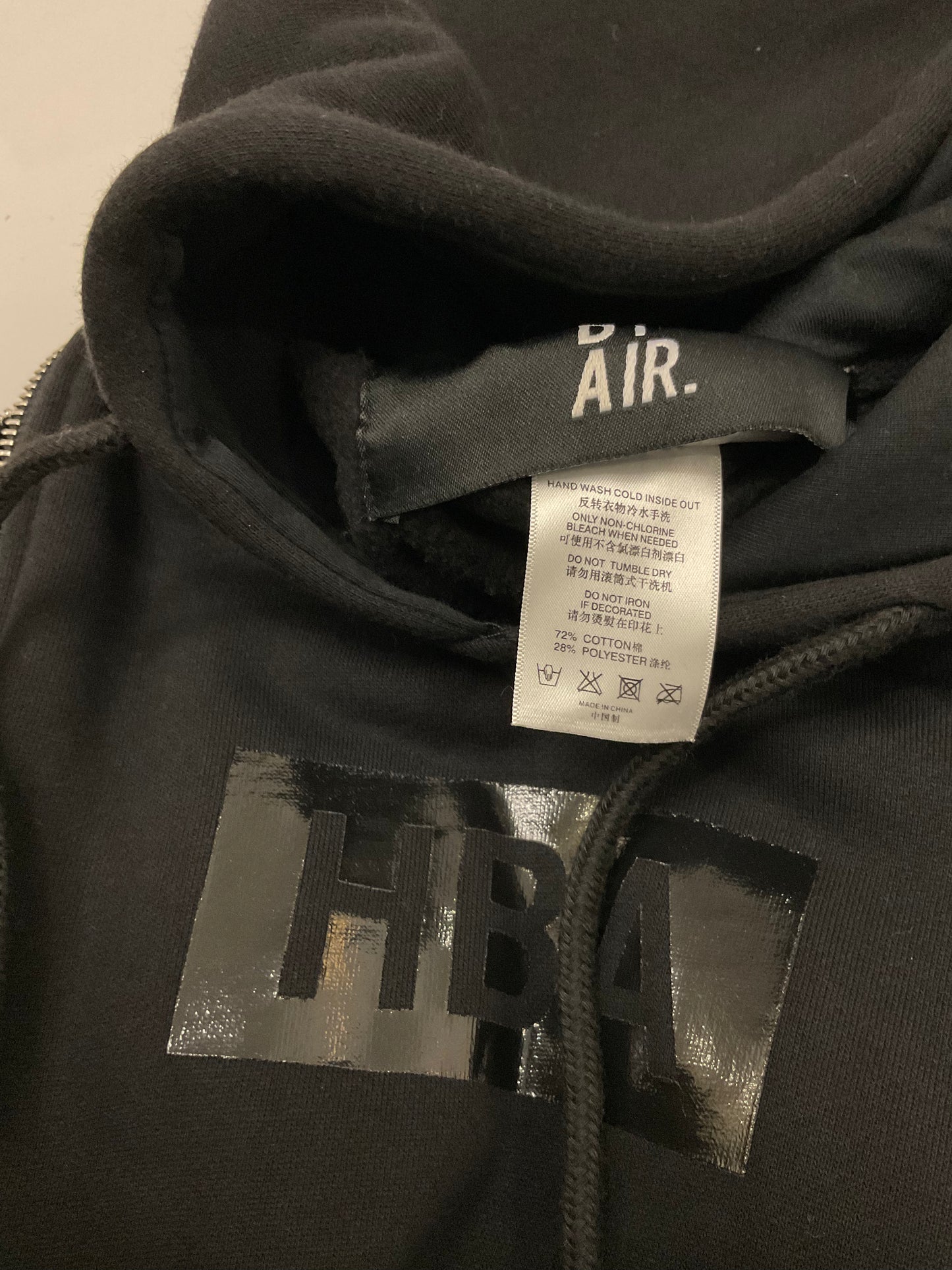 Hood by air fossil zipper hoodie