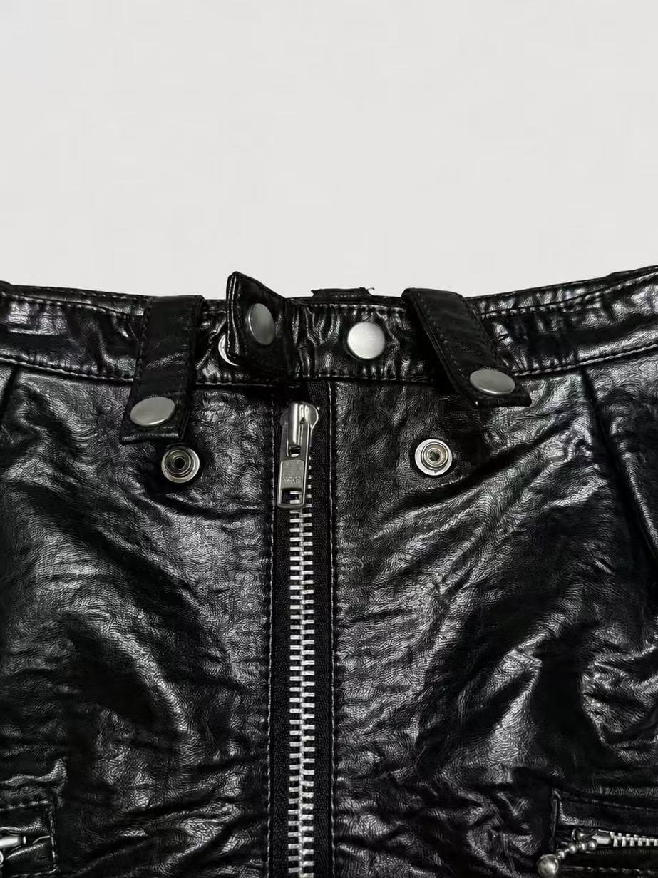 Junya Watanabe Comme des Garçons FW07 Runway Biker Skirt