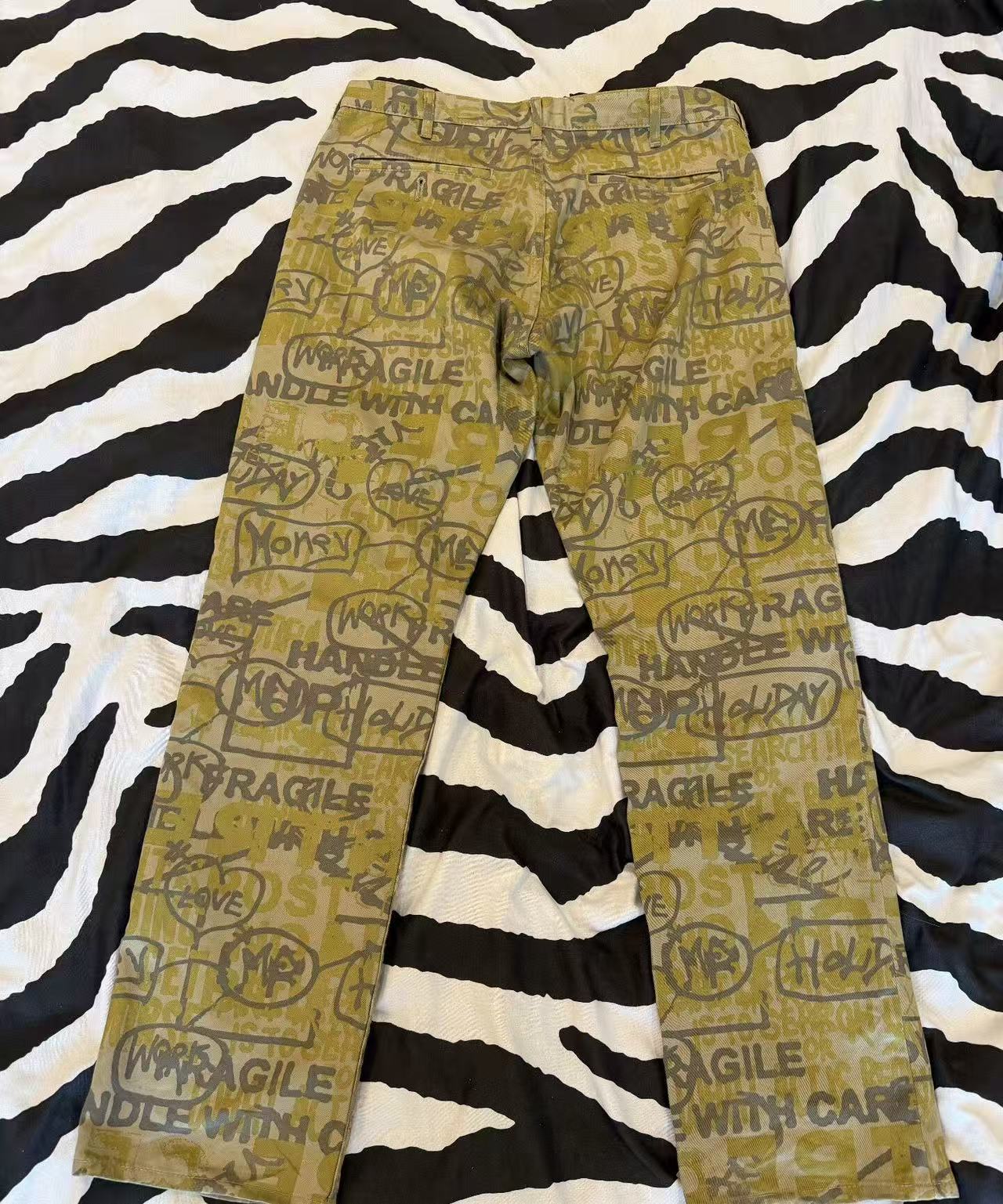 Comme Des Garcons Homme Plus 07SS Golden Boy Graffiti Pants