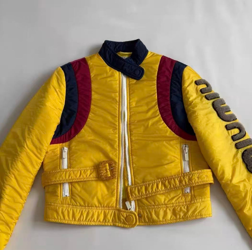 Miu Miu 17FW Nylon Biker Jacket