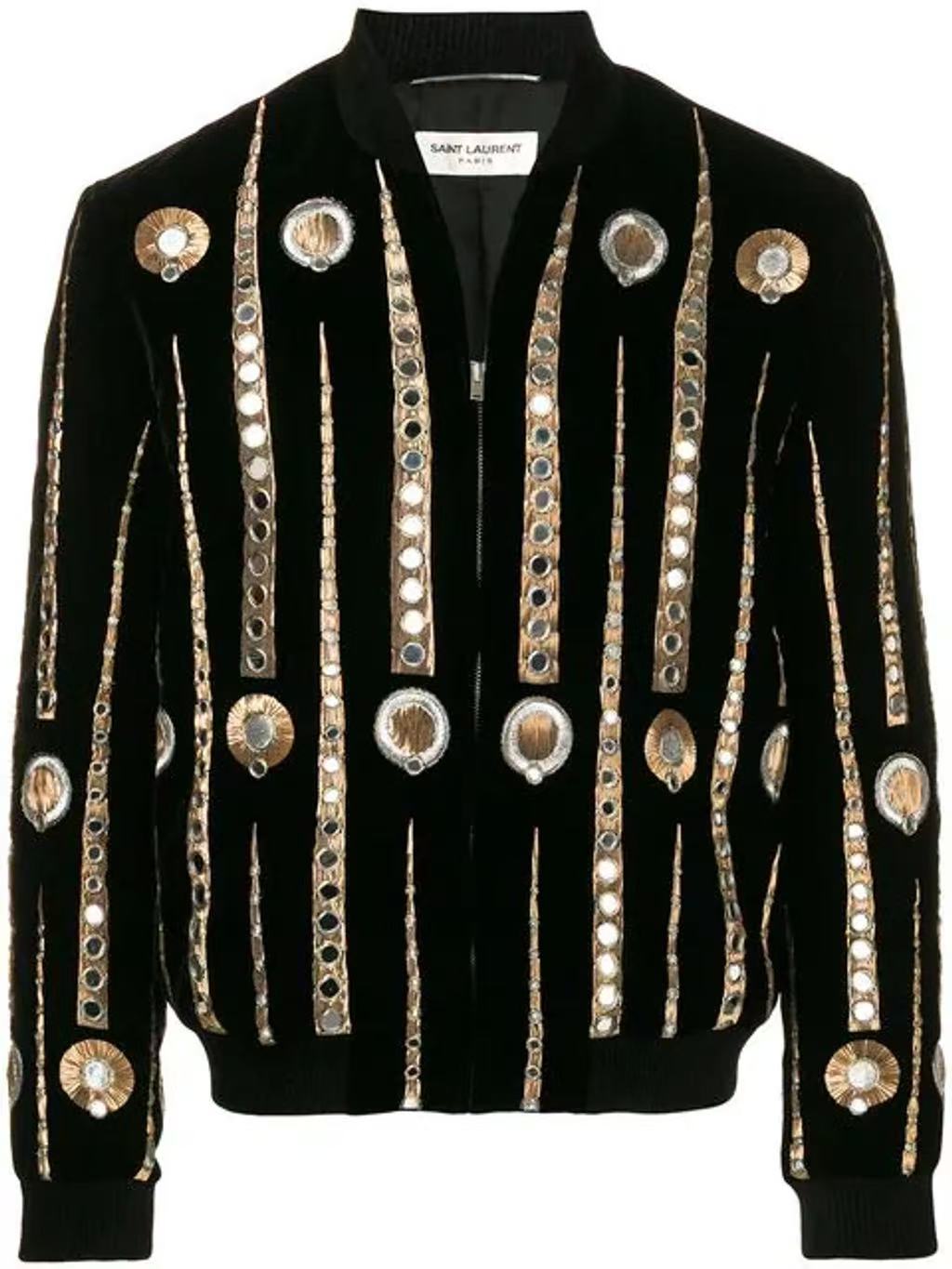 Saint Laurent 19SS Mirror Bomber Jacket
