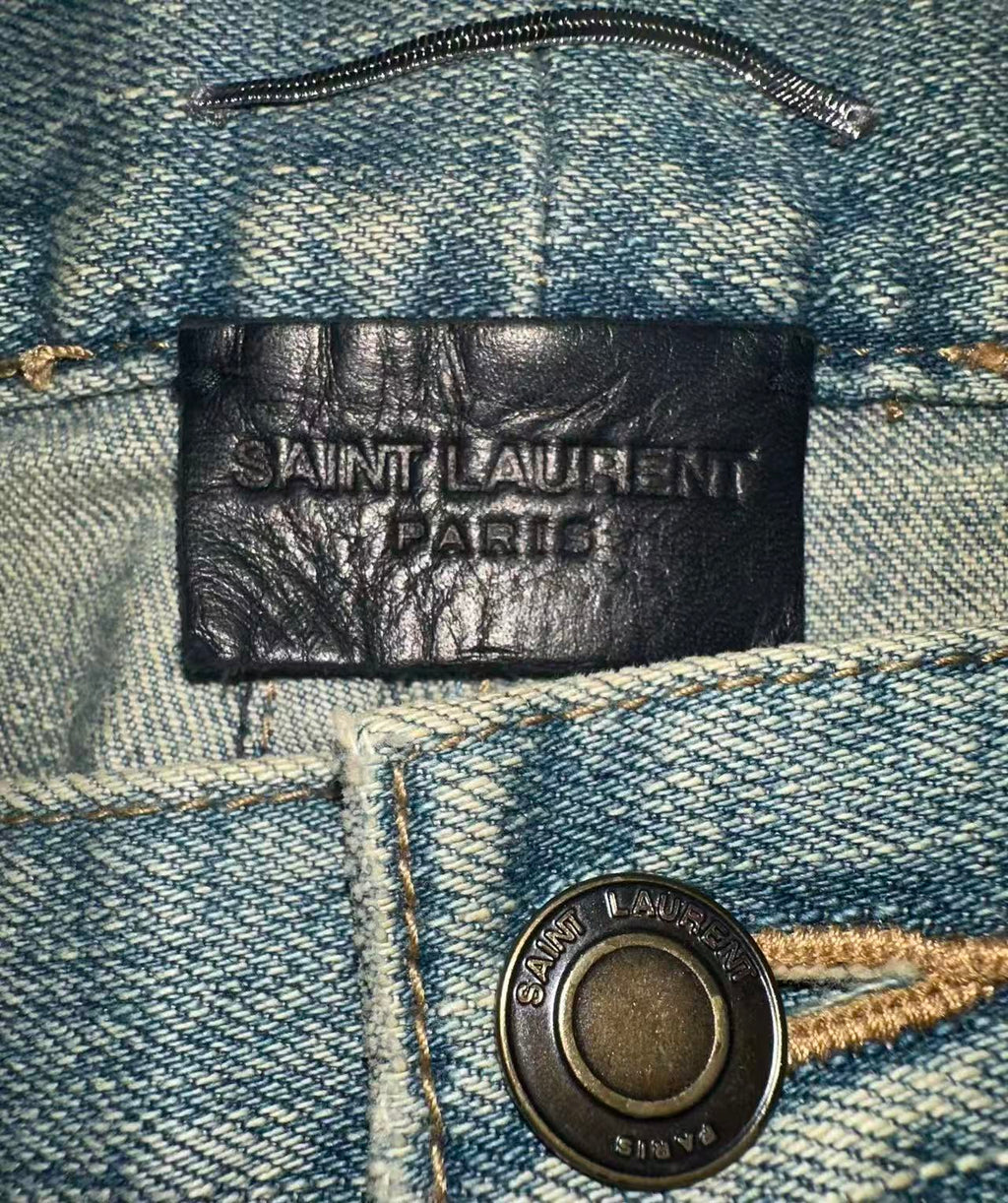 Saint Laurent 15AW Distressed Denim