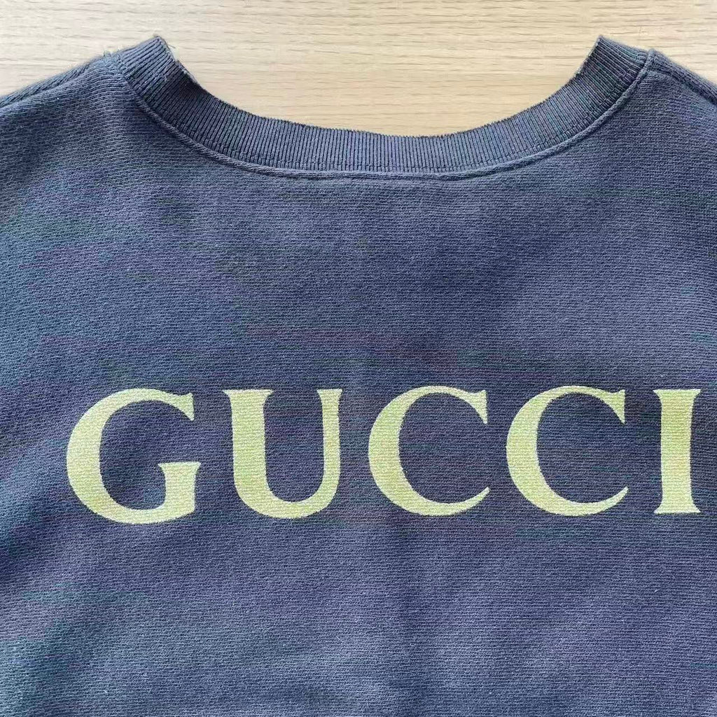 Gucci 18SS AC/DC Print Crewneck Sweatshirt