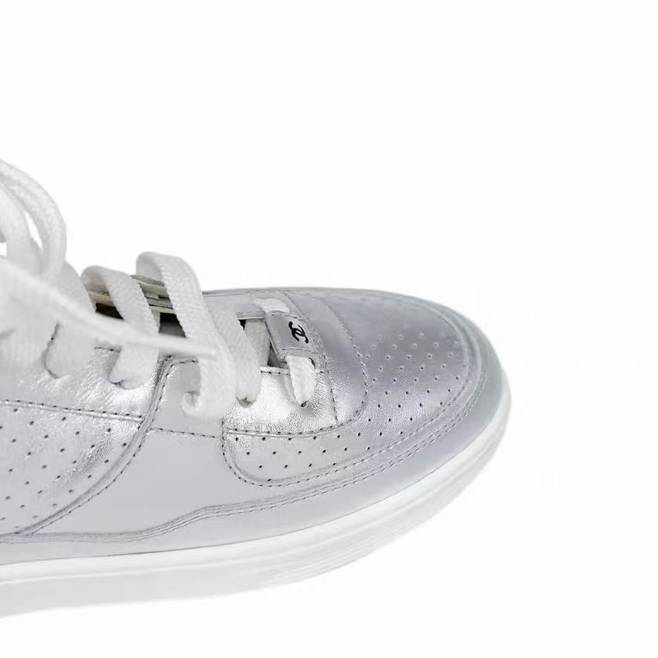 Chanel CC High Top Sneakers