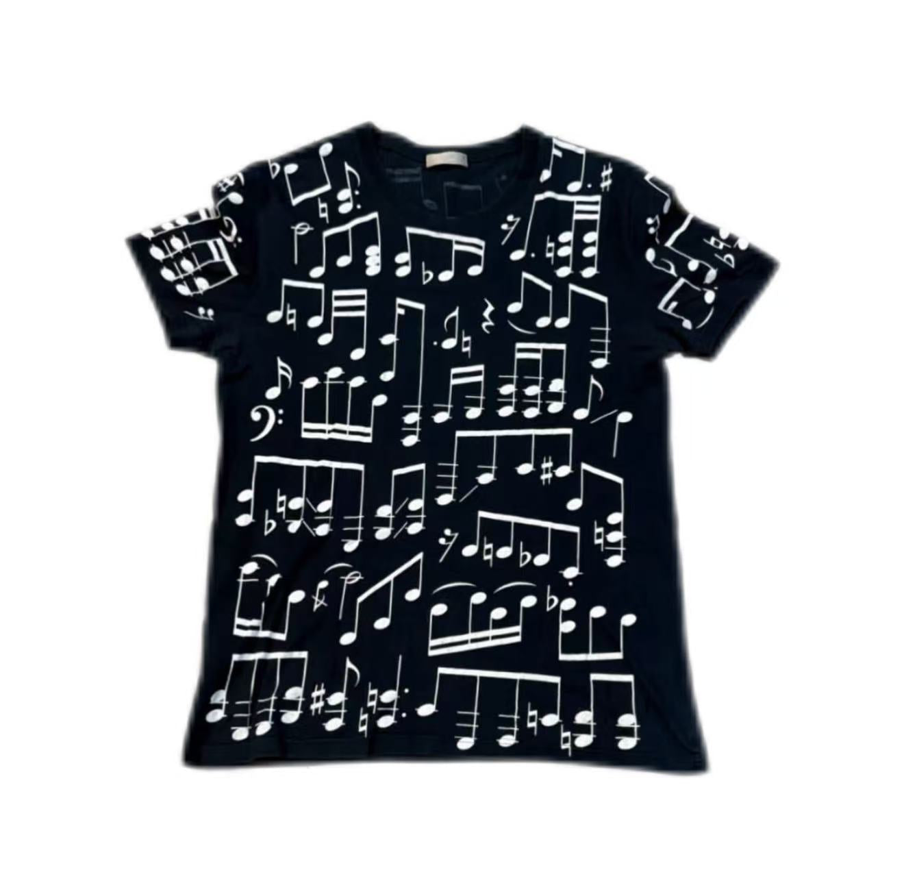 dior homme musical note tee