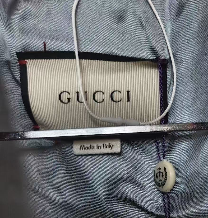 Gucci Disney Embroidered Textured-Leather Bomber Jacket