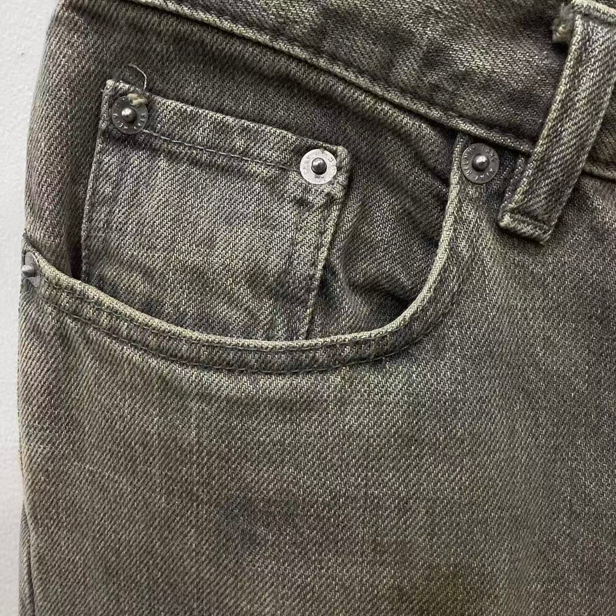 Helmut Lang 1999 Grey Sanded Denim