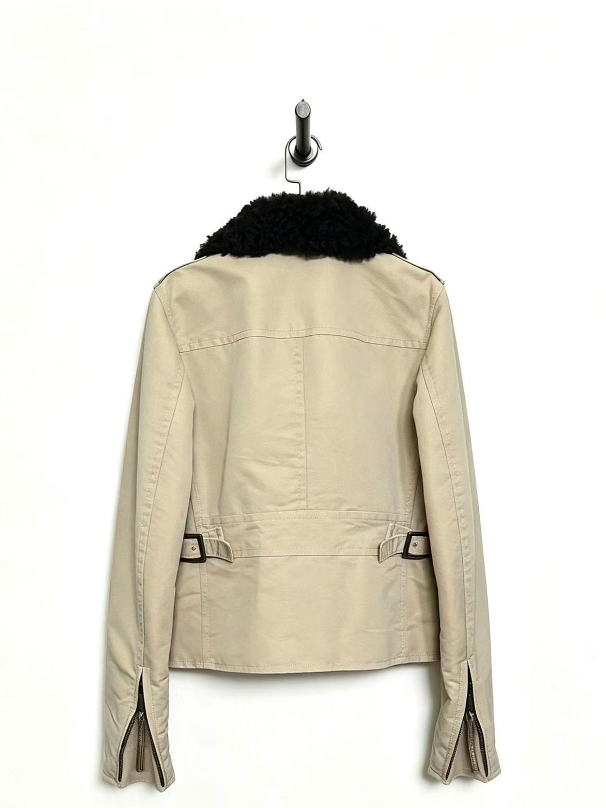 Dsquared2 05AW Fur Collar Biker Jacket