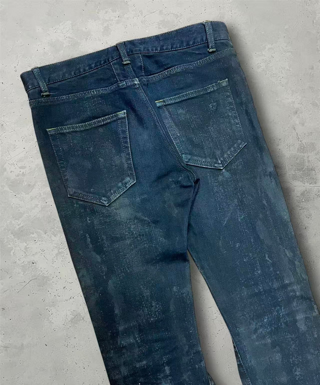 Saint Laurent Paris AW13 Destroyed Chain Jeans Sample