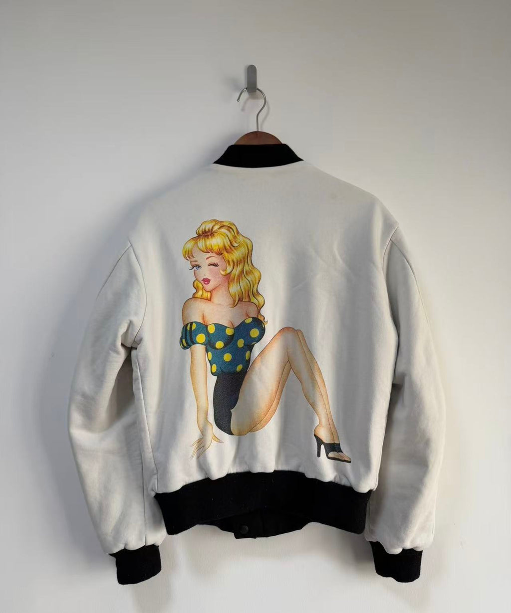 Yohji Yamamoto adidas Y-3 SS2004 Pin-up Girl reversible bomber jacket