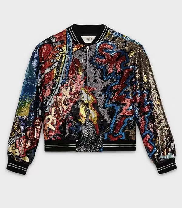 Celine 19SS Sequin Teddy Jacket