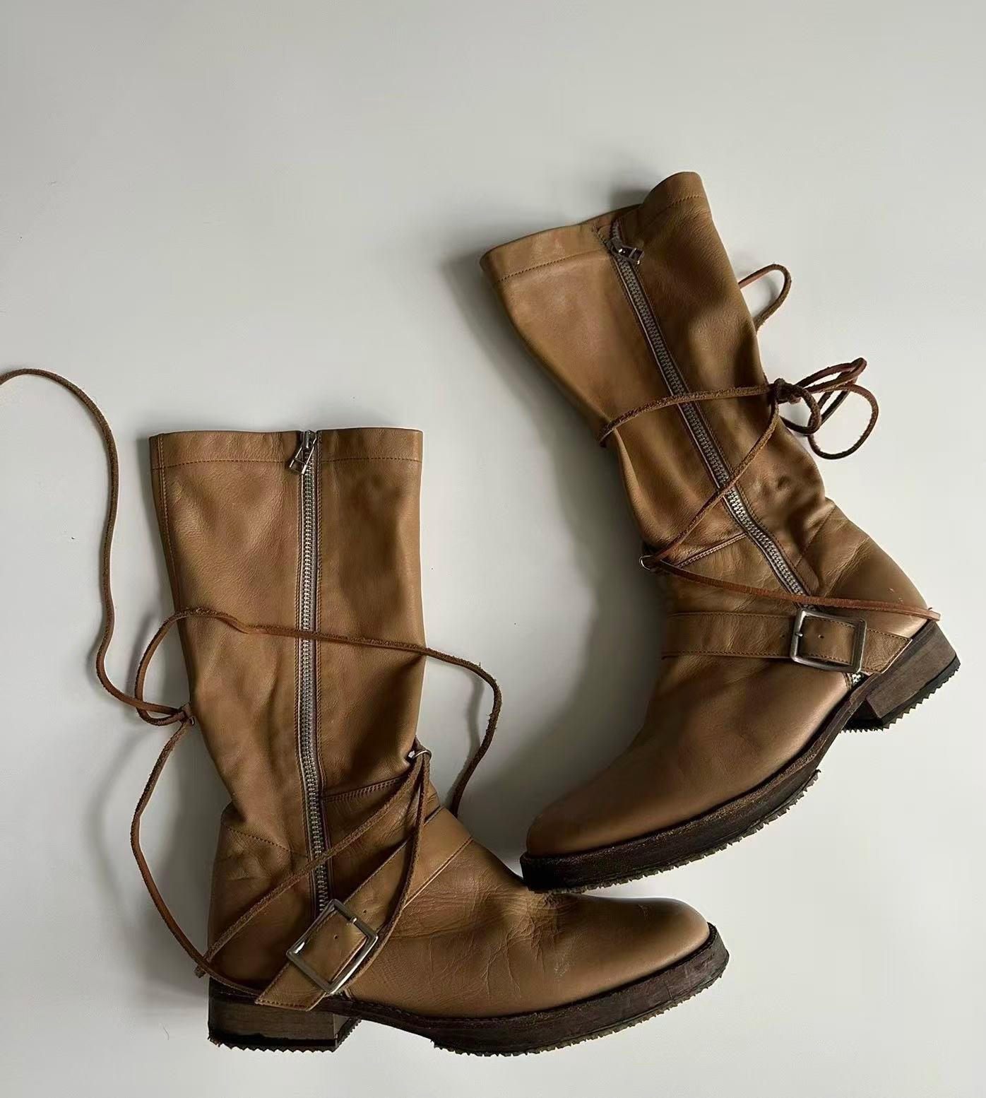 Undercover 05AW Cord-Wrapped Boots