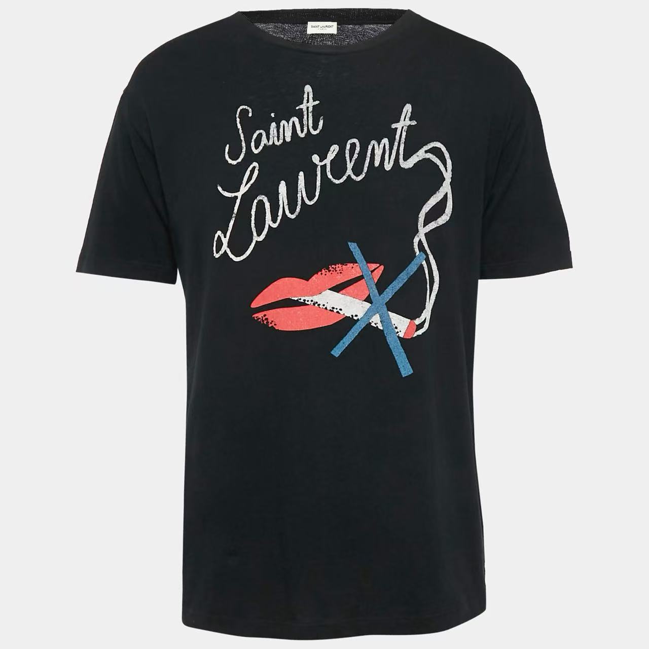 Saint Laurent 17SS No Smoking Tee