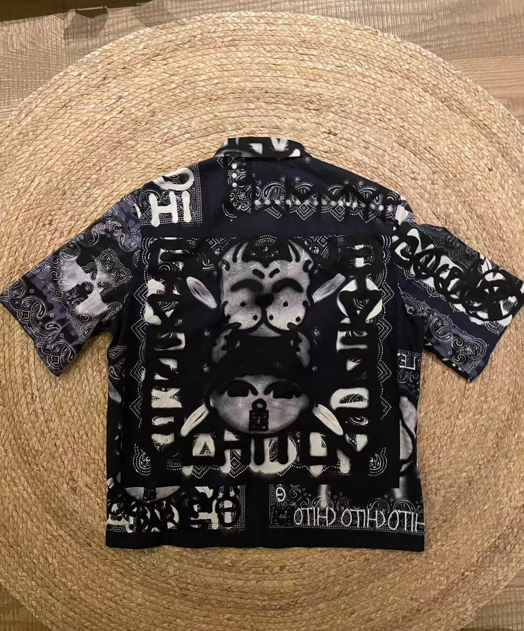 Givenchy Chito Printed Panelled Cotton Shirt