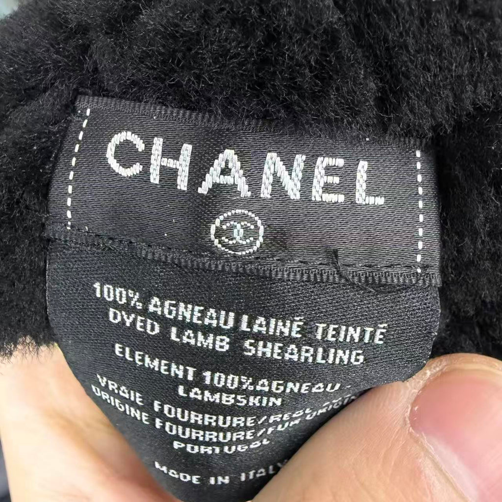 Chanel Coco Neige Double C Trapper Hat
