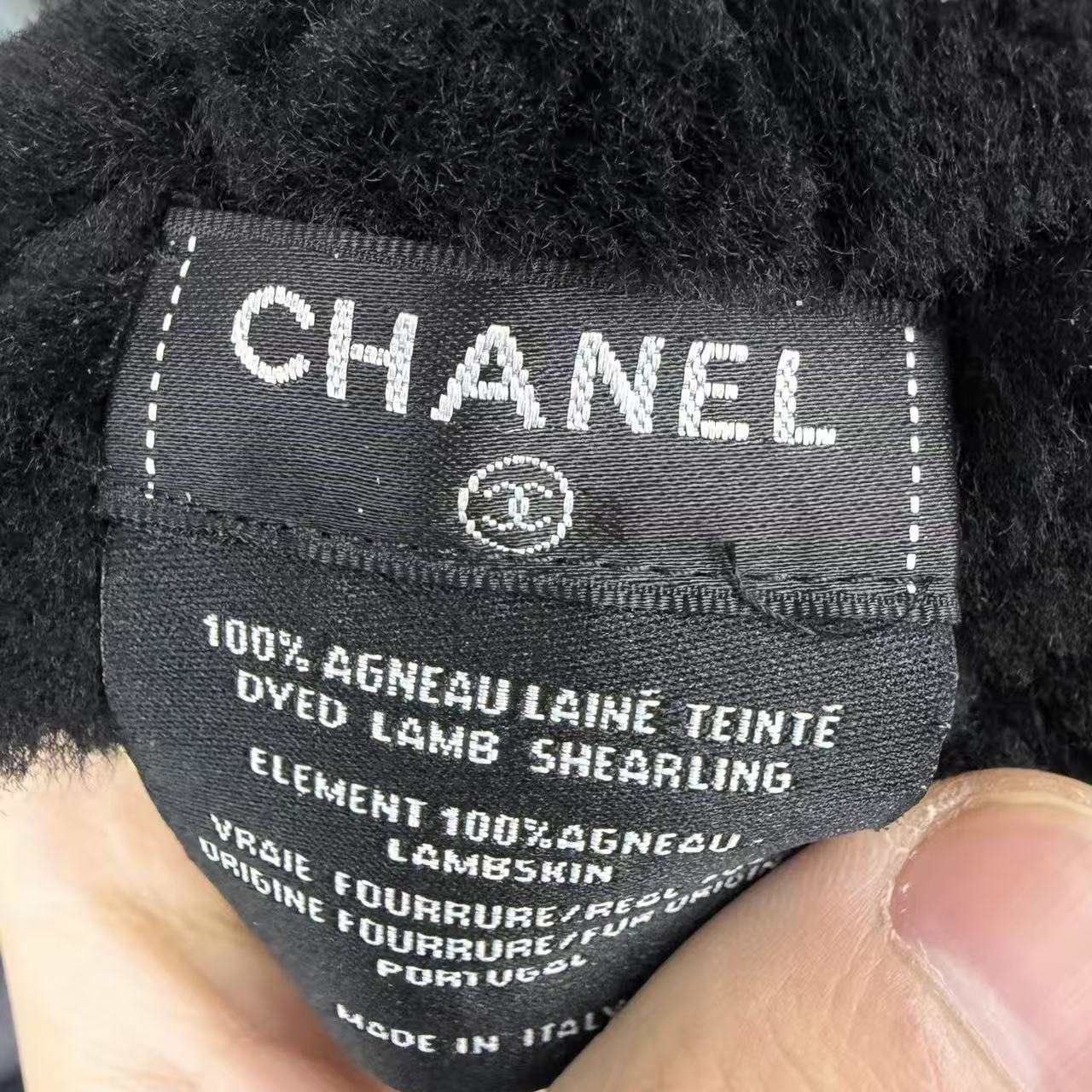Chanel Coco Neige Double C Trapper Hat