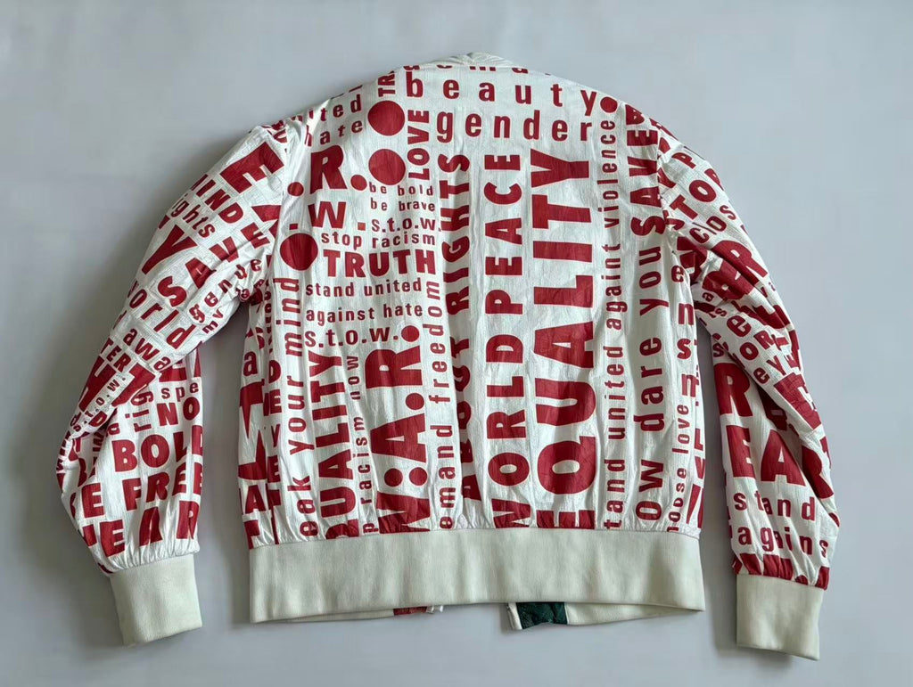 Walter Van Beirendonck 20FW W.A.R. Bomber Jacket