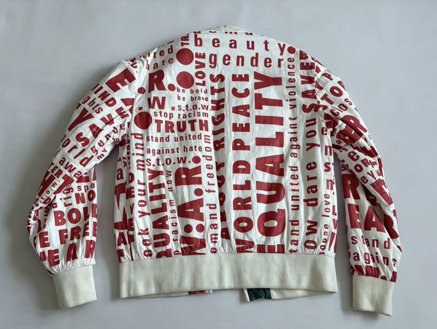 Walter Van Beirendonck 20FW W.A.R. Bomber Jacket