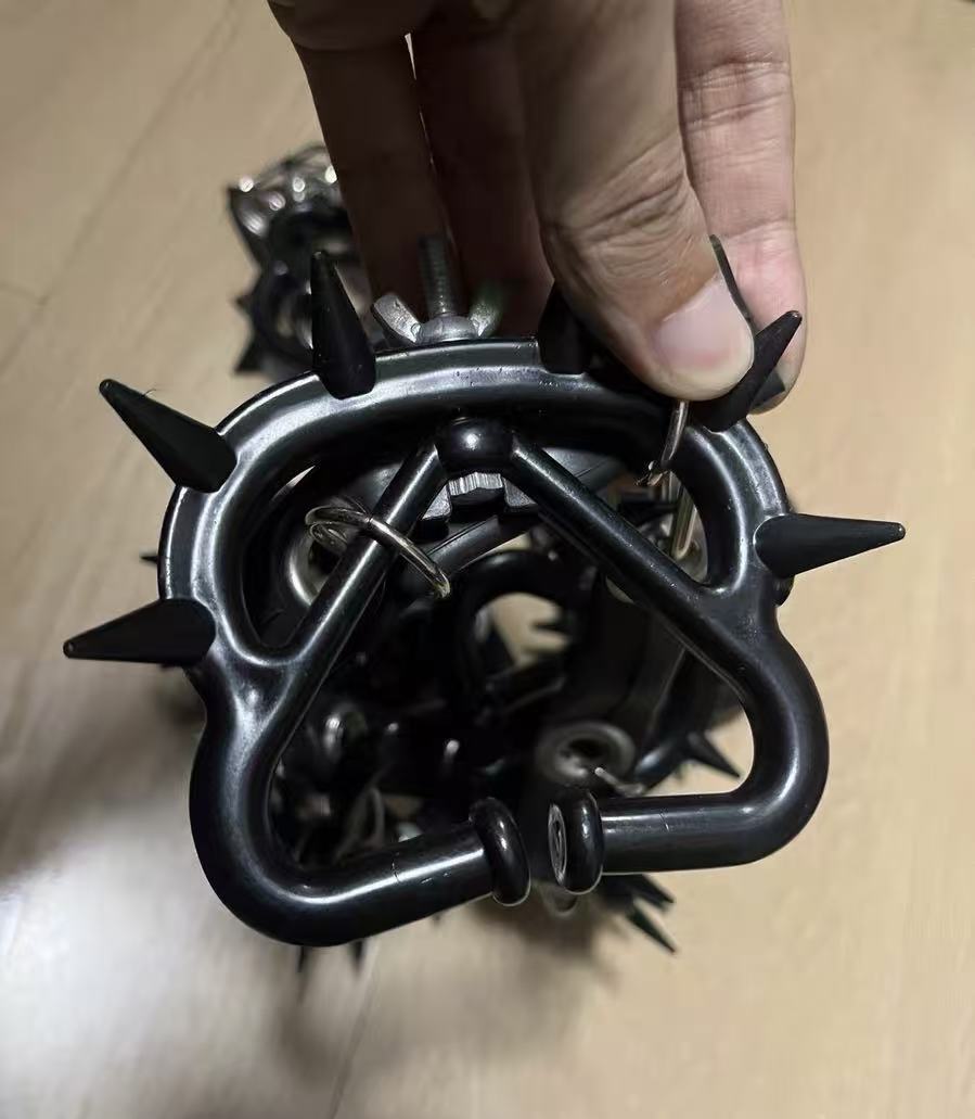 Comme des Garcons Homme Plus 19AW PVC&Rubber Spike Knuckle Necklace