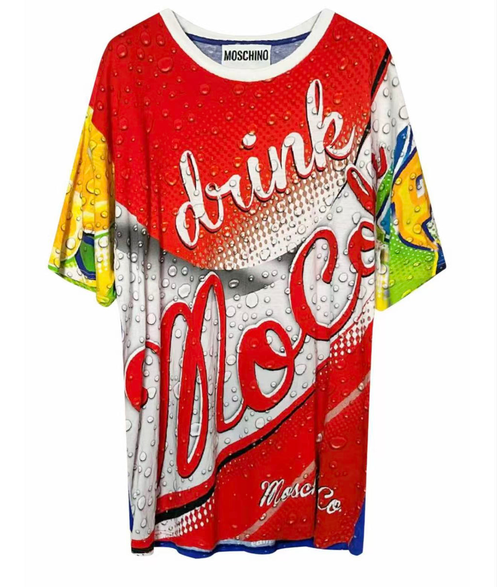 moschino  2014 runway cocacola tee