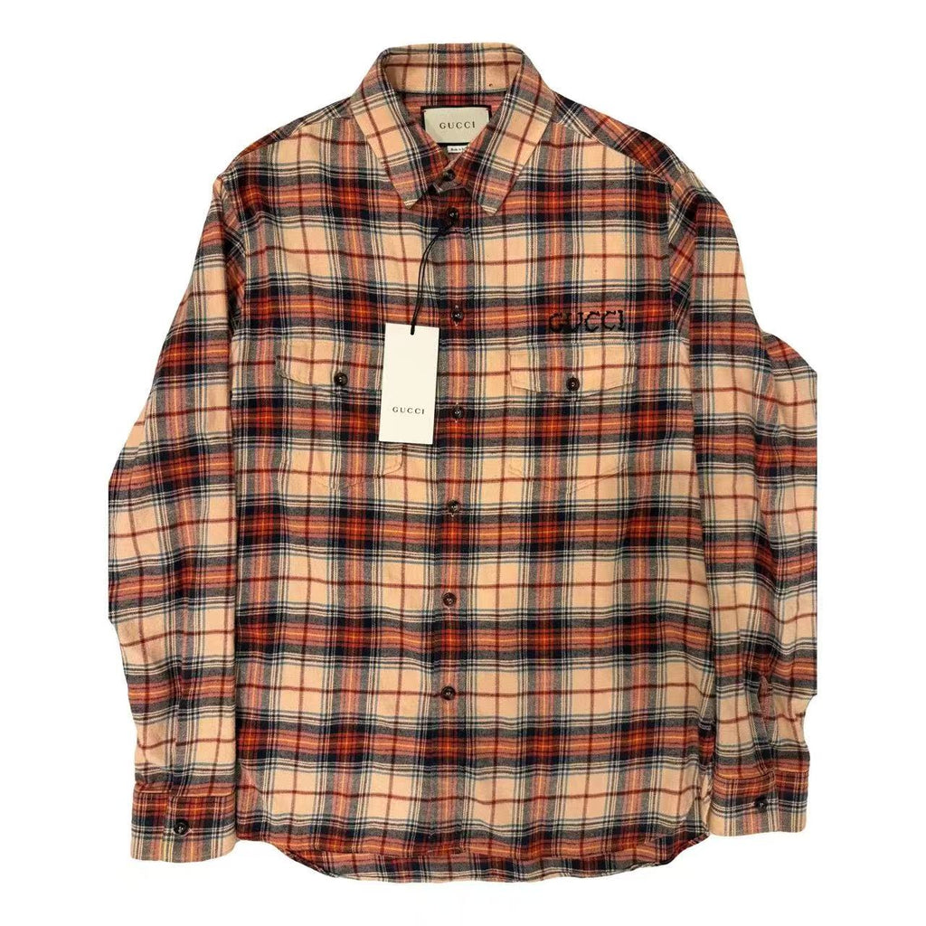 Gucci Paramount Plaid Flannel Shirt