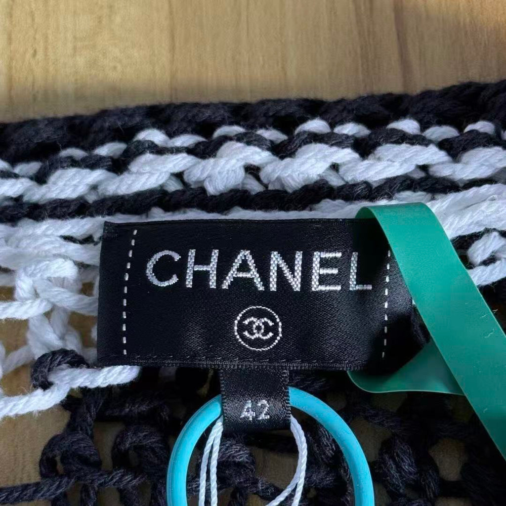 Chanel 22C Dove Of Peace Knit Cardign