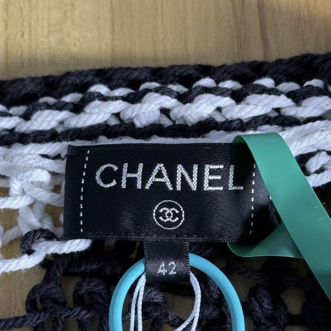 Chanel 22C Dove Of Peace Knit Cardign
