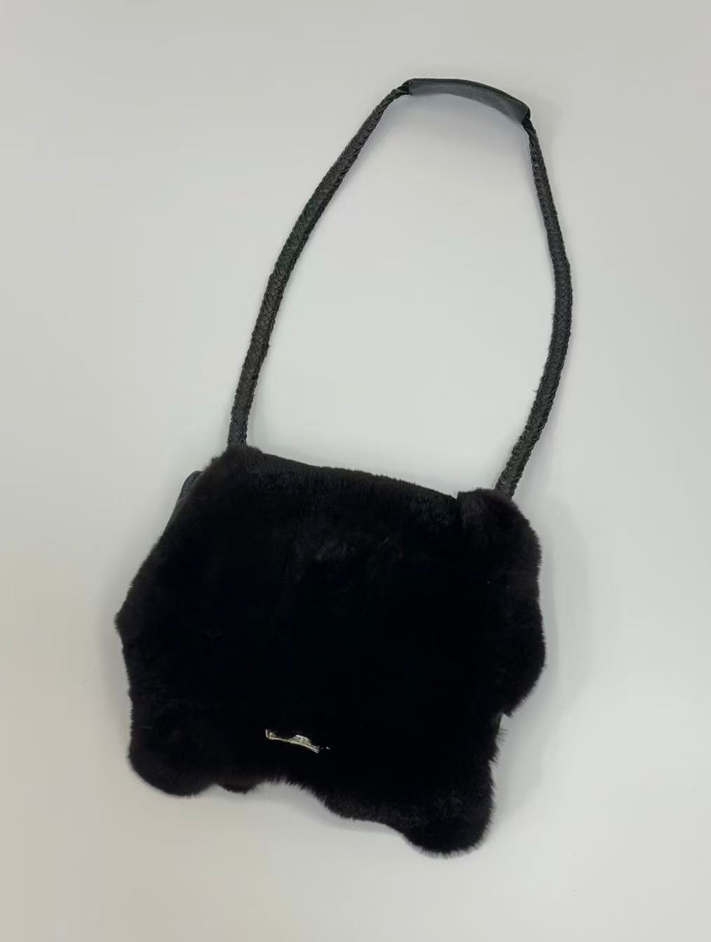 Chrome Hearts Mink Fur Crossbody Bag