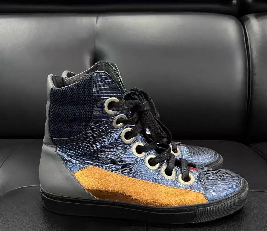 Raf Simons Sterling Ruby 14FW Hi Top Sneakers