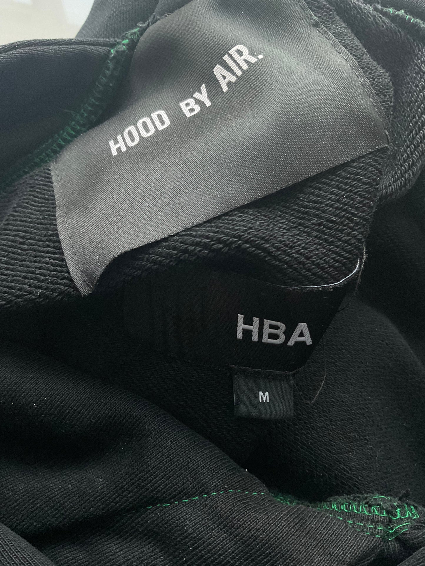 Hood by air two way hoodie