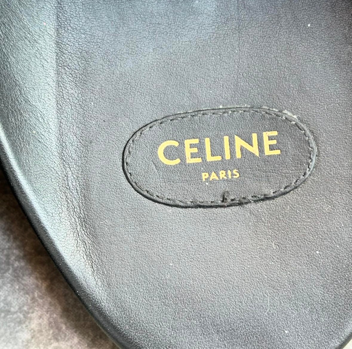 Celine leather slides