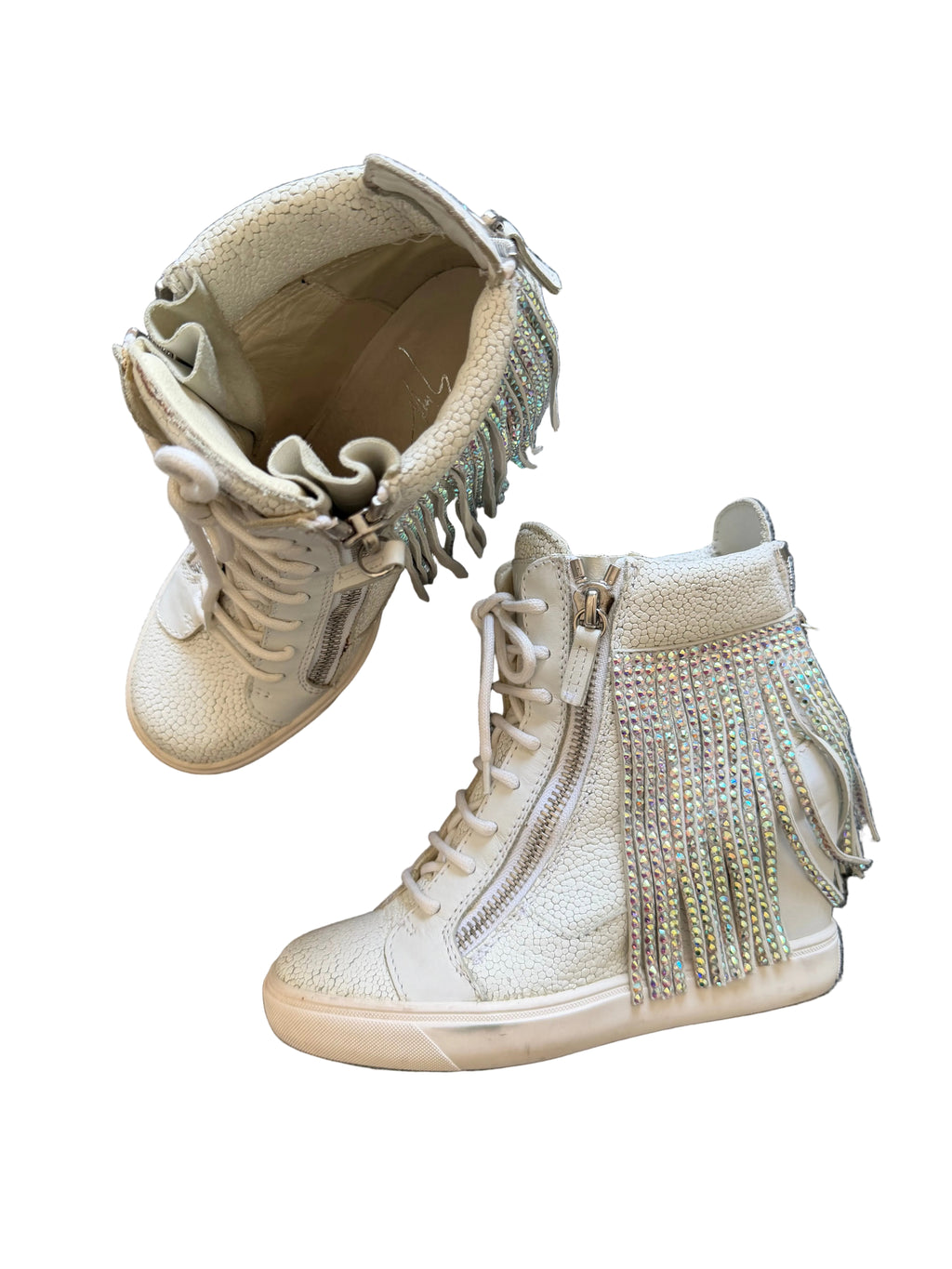 giuseppe zanotti wedge sneakers