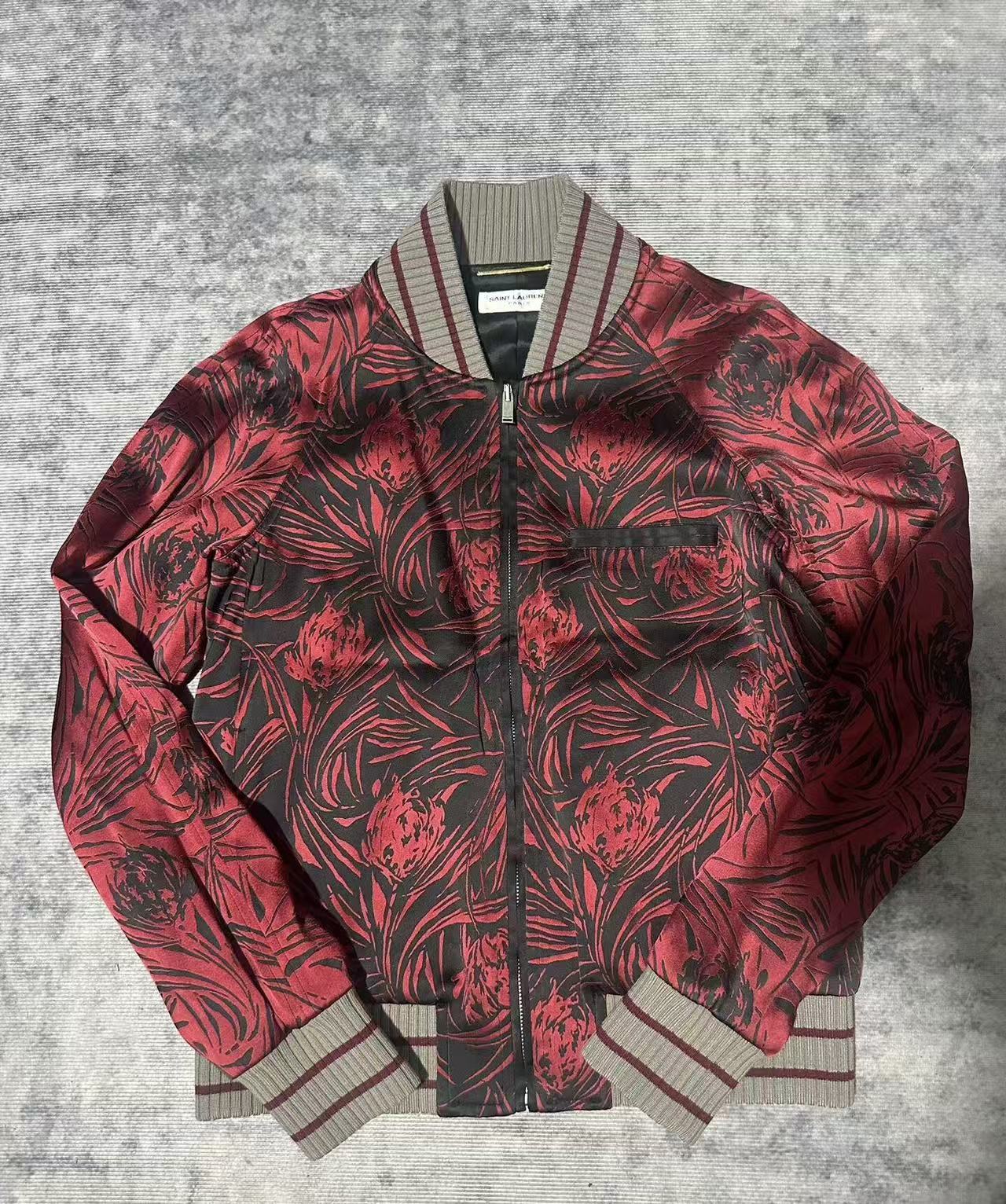 Saint Laurent 16SS Floral Blouson Jacket