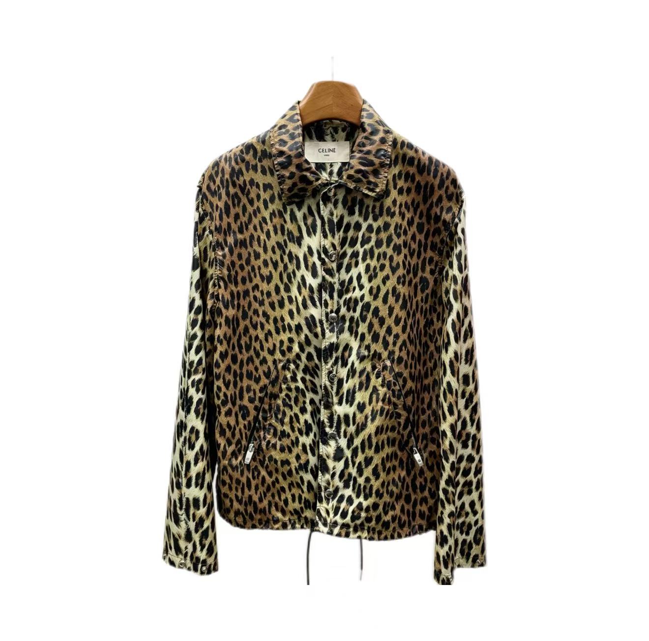 Celine leopard 20ss coach jacket