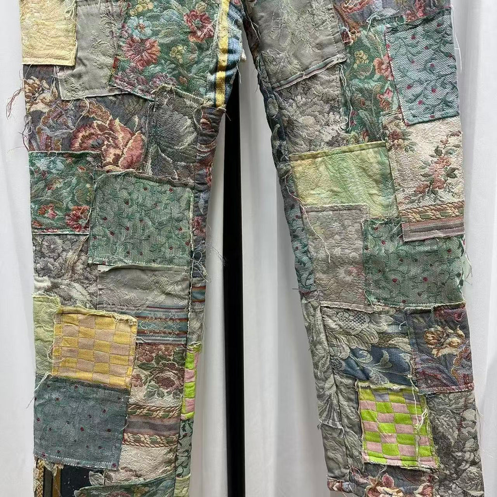 Comme des Garcons Homme Plus 00SS Gobelins Tapestry Patchwork Pants