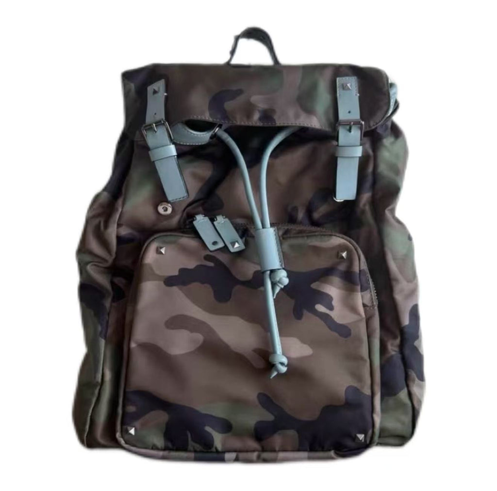 Valentino Camo Studded Backpack