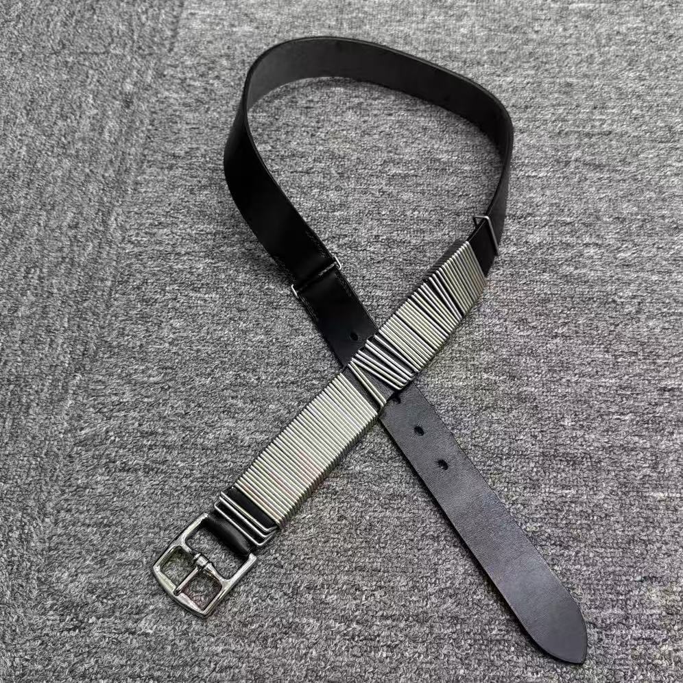 Hermes By Maison Margiela Coiled Spring Metal Belt
