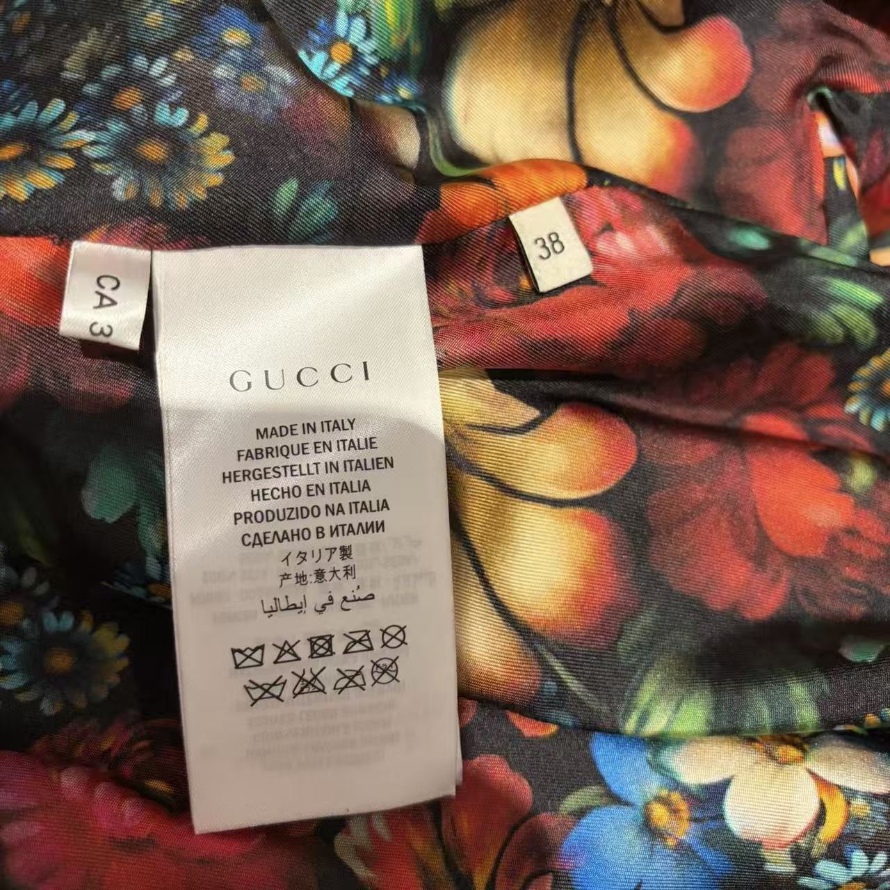 Gucci 17AW Black Leather Fringed Biker Jacket
