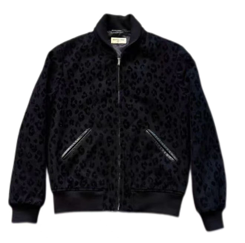 Saint Laurent 15AW Leopard Bomber Jacket