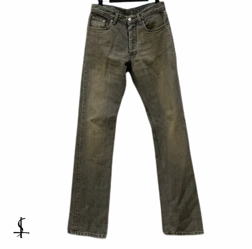 Helmut Lang 1999 Grey Sanded Denim