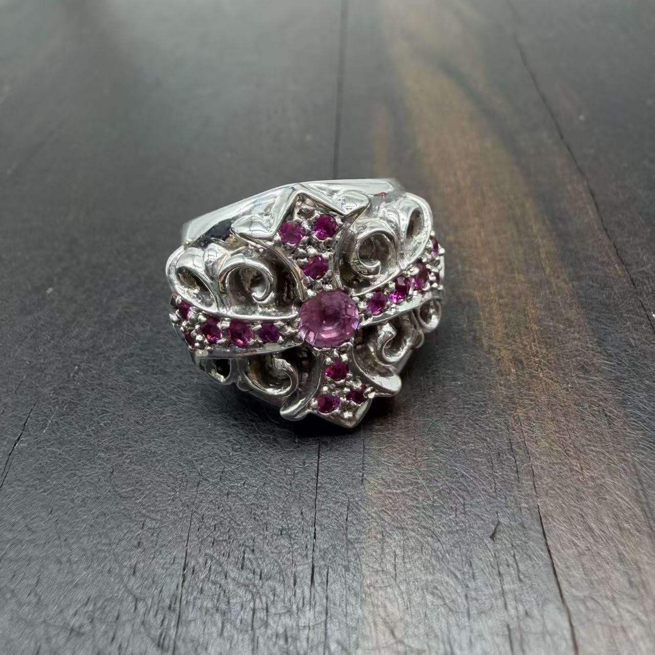Chrome Hearts St.Barth Exclusive 18k Pink Keeper Ring