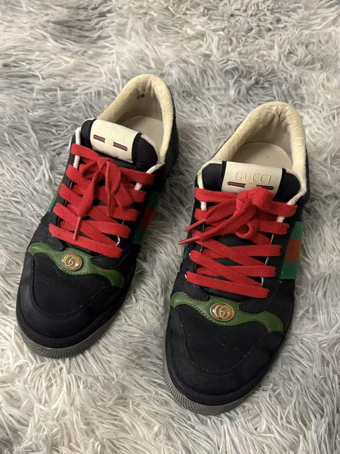 Gucci Screener Web Sneakers